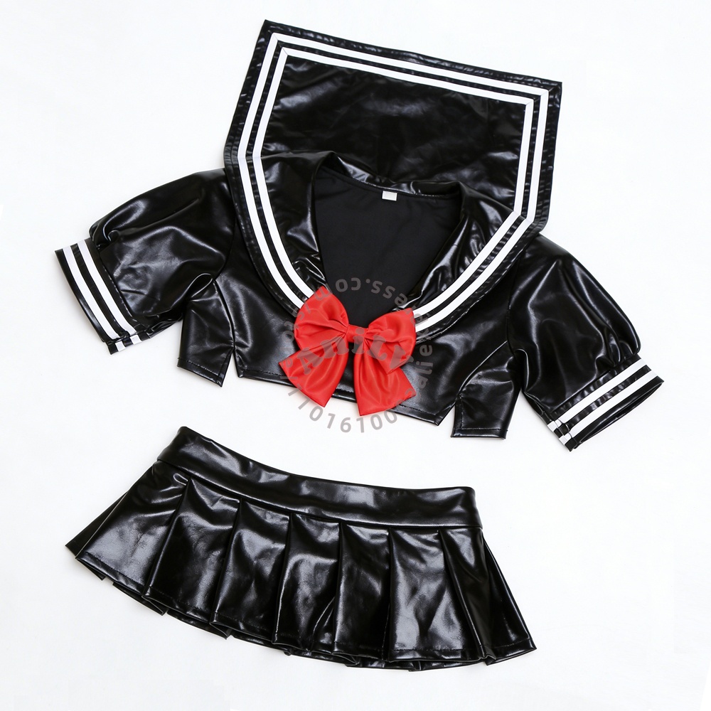 Garter Belt Set - AniLV アニメ学校学生セーラー制服セクシーなランジェリーミンクスカート女性誘惑パジャマエロ衣装コスプレ衣装