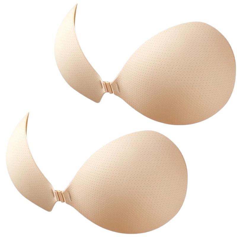 プッシュアップ粘着ブラ 厚め シリコン製バストアップパッド  - Silicone Bra Adhesive のレビューと価格
