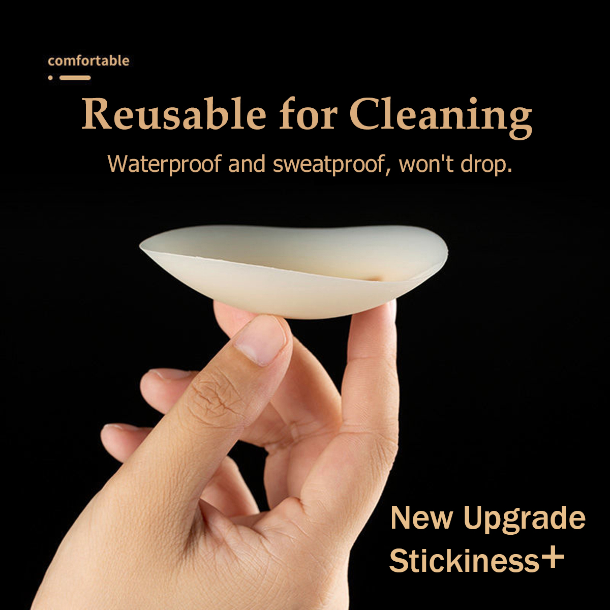 5組入り もっと粘着性のある10cm 跡が残らない 接着剤不 - Silicone Bra Adhesive のレビューと価格