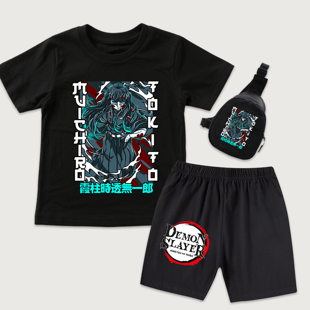 鬼滅の刃 時透無一郎 アニメプリント キッズ コットンTシャ - Boyshort Underwear のレビューと価格
