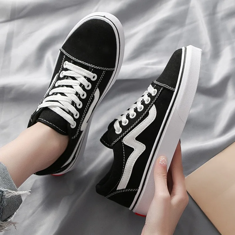 若者向けのキャンバスウォーキングシューズ,学生向けのカジュア - Vans Shoes Old Skool のレビューと価格