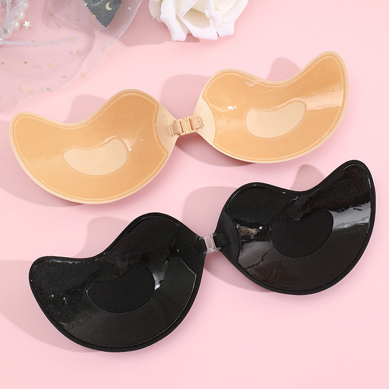 見えないストラップレス粘着ブラ、ストラップレスプッシュアップ - Silicone Bra Adhesive のレビューと価格